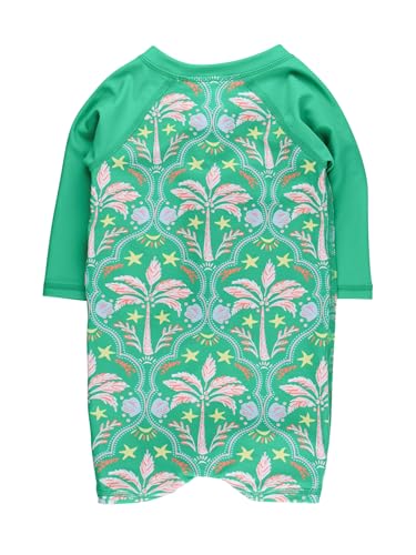 Image of RUGGEDBUTTS Baby /Toddler Boy Swimsuit, One Piece Zipper Rash Guard Sunsuit with UPF 50+ Sun Protection