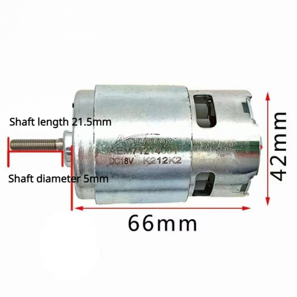Moteur à courant continu 775 18 V 120 W à roulement à billes, couple élevé, haute puissance, faible bruit, moteur à engrenages, composant électronique