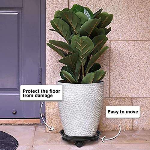Jznova PD-18439 2 Pack Of Plant Pallet Caddy, Planter Pot Rolling Mover thumb #4