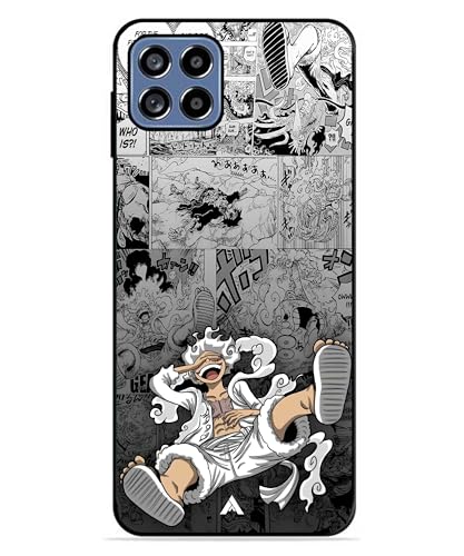 Image of Premium Anime 2 Case for Samsung Galaxy A22 5G (Glossy Finish) Soft-Touch Metal TPU Back Cover, Shockproof, Designer, Aesthetic Mobile Phone Case