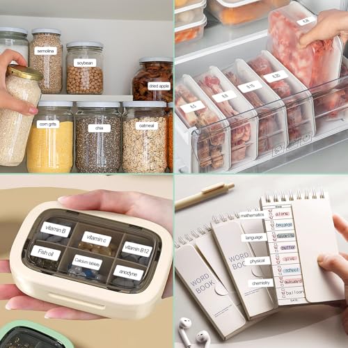 Image of Teyomi Case Compatible with Phomemo D30 D35, for Phomemo D30 Label Maker with 3 Roll Label Tape(Label Paper 1 /2 inch x 1 1 /2 inch (12mm X 40mm))-Hard Shell Storage Bag-Black