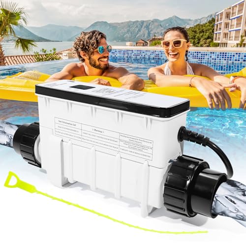 Upgraded IC40 Salt Cell Chlorine Generator Replace for Pentair intellichlor IC40 Pool Chlorinator for 40K Gallon Water Automation System Part Number EC-520555