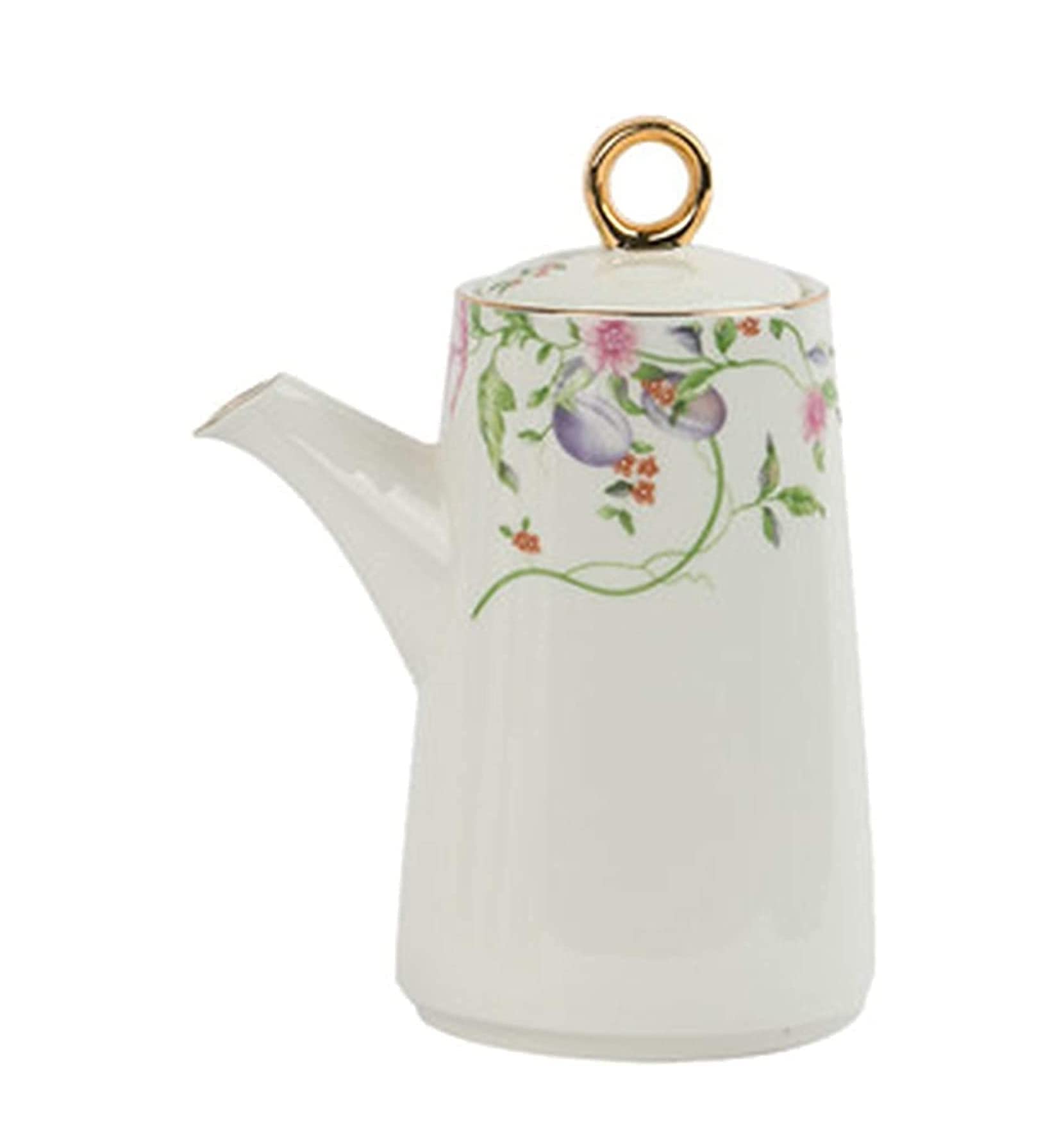 Bouteille en porcelaine d'huile d'olive pour des repas de famille sans tache