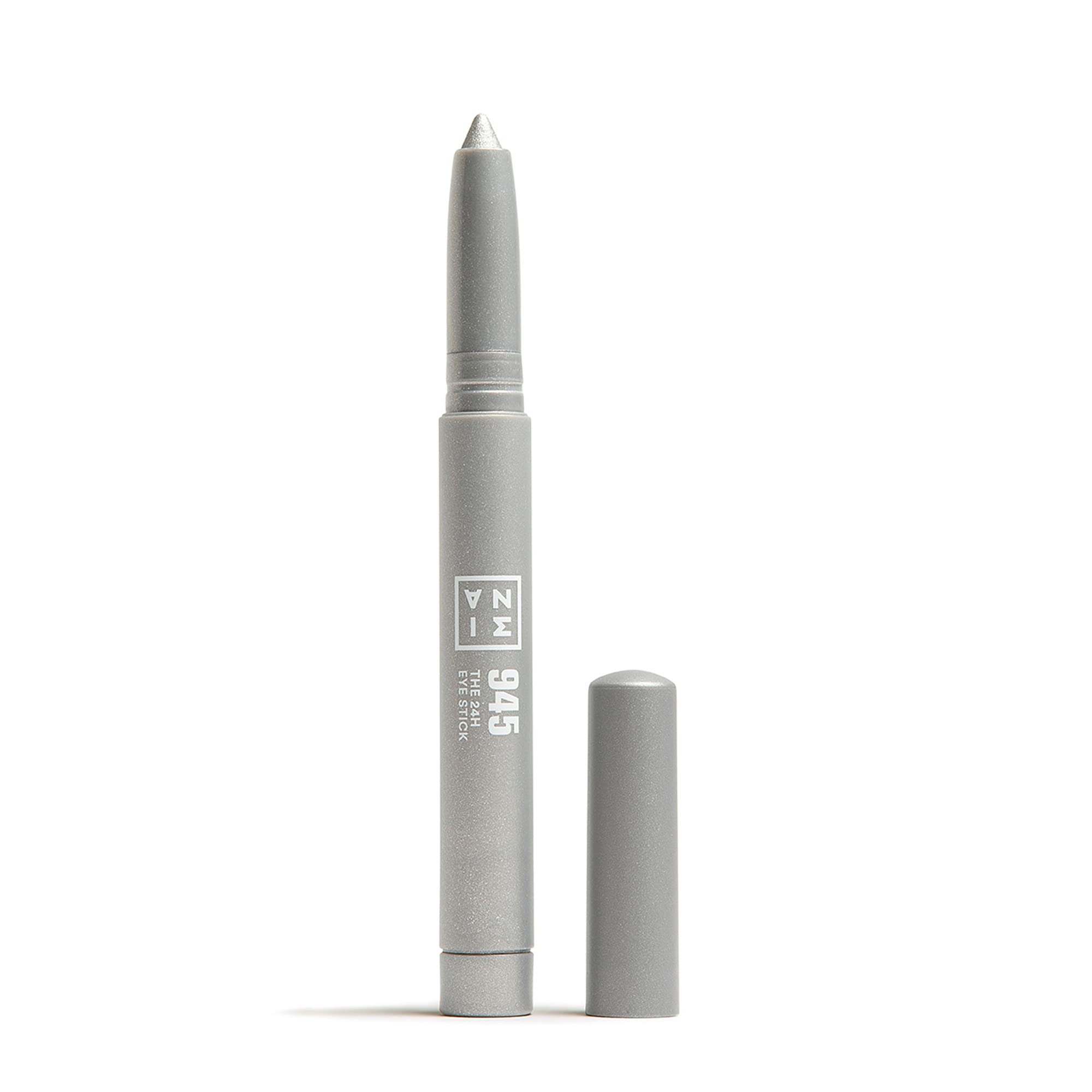 3INAThe 24H Eye Stick - Creamy, Waterproof Formula - 2 In 1 Eyeshadow And Eyeliner - Highly Pigmented Shades - 24 Hour Long Lasting Wear - Sparkly Finish - 945 Sparkly Silver - 0.049 Oz