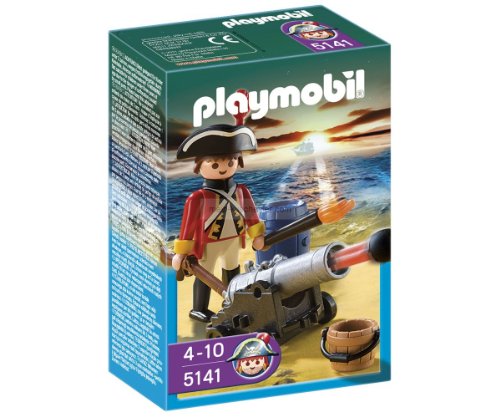 PLAYMOBIL   Soldado con cañón, Figura de Juguete (5141)