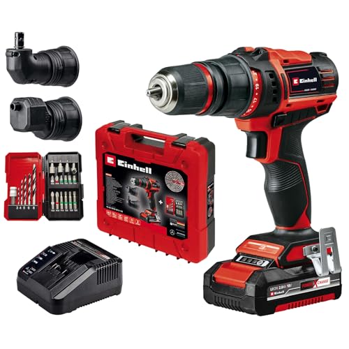 Einhell TE-CD 18/45 3X-Li Taladro Inalámbrico Kit 2.0Ah miniatura 1