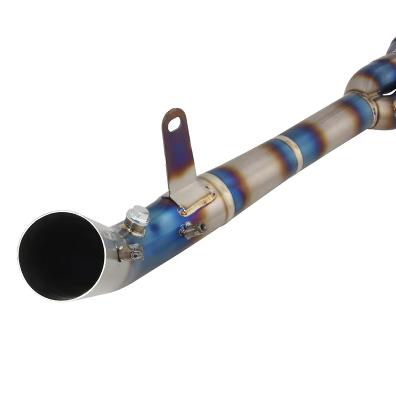 Motorrad Slip-On Auspuff Für Ninja Für ZX25R 2022 2023 2024 Motorradauspuff Für Escape Für Titanlegierung Für Connect Muffler Front Link Pipe