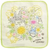 丸眞 ミニタオル ハンドタオル ジブリ となりのトトロ 春の花束 綿 全面刺繍 1005016500