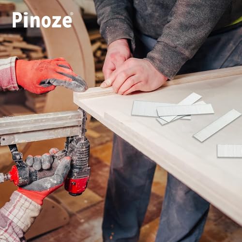 Image of PINOZE 18 Gauge Brad Nails Galvanized, 1300-Count (2 inch, 1-1 /2 inch, 1-1 /4 inch, 1 inch, 5 /8 inch) 18GA Nail Gun Nails Assorted and Small Finishing Nails Assortment for Pneumatic, Electric Brad Nailer Gun