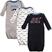 Luvable Friends Baby Cotton Gowns, 3 Pack, Heart Breaker, 0-6 Months