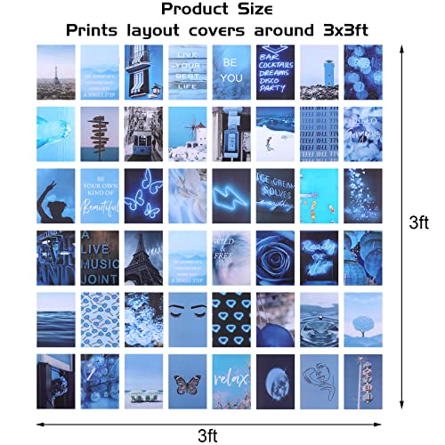 Zonon 100 Pieces Aesthetic Wall Art Collage Kit for Bedroom