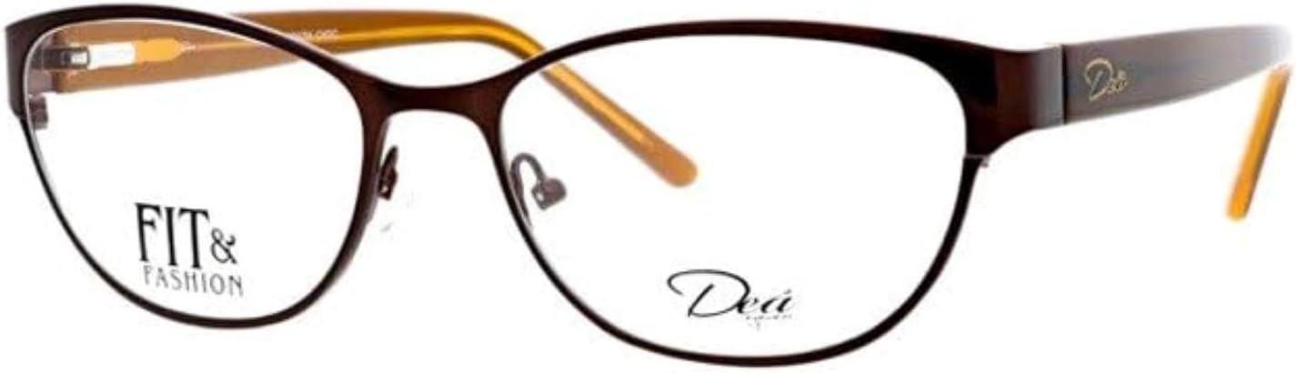 DEA Eyewear Extended Fit & Fashion For Women | Metal/Zyl | Frame Width 133mm (5.24in) | Frames only, Perscription Not Included | Grazia