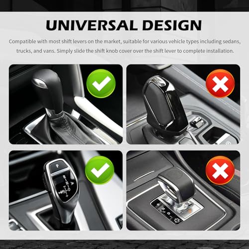 Image of OFBAND Funny Car Gear Shift Cover,Cute Car Gear Shift Hoodie as Christmas Cars Decorations,Universal Soft Shifts Knob Cover Protects from Wear & Dust (White)