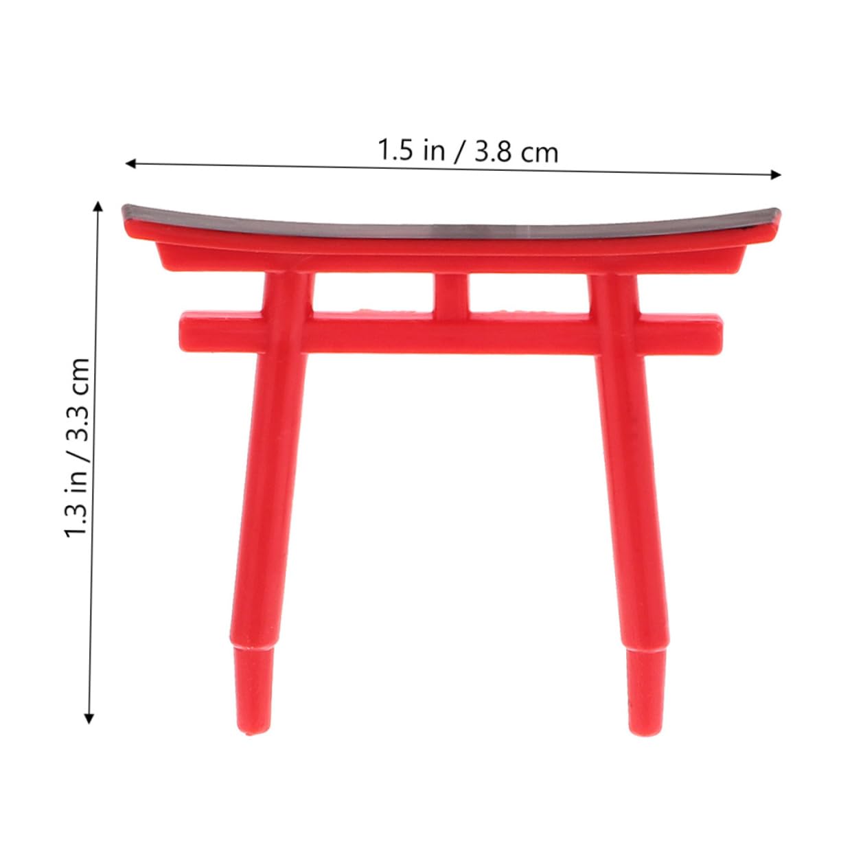 TOYANDONA 4 Set Tori Aquarium Guarnitura Proiettire Ornamenti Arredamento Del Pesce Statua Per Esterno Puntello Del Paesaggio Dell'acquario Ornamento Da Giardino Pvc 8 Pezzi * 4