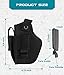 LandFoxtac Gun Holster for Men/Women 9mm 380 45ACP, IWB/OWB 9mm Holsters for Pistol with Mag Pouch, Right/Left Hand Pistol Holsters Fits Glock 17 19 19X 34 43X, M&P Shield2.0, Sig Sauer and More