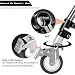 REFLEX CAMERA Set of 3 Photography Swivel C Stand Tripod Dolly Wheels - Anti Vibration - with Step Lock 360° Rotation to fit 25mm Feet to add Mobility to Fixed Stands