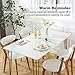 Clear Table Protector 24 x 60 Inch, 1.5mm Thick Plastic Table Cover, Waterproof PVC Clear Table Cover Protector, Desk Protector Mat, Writing Desk Pad for Desktop, Coffee & Dining Room Table