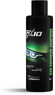 Nippon Paint FX10 Graphene Car Shampoo 250ML | Nano Technology Wash + Wax Formula | High Foam pH Balanced Car Cleaning Sha... Price In India