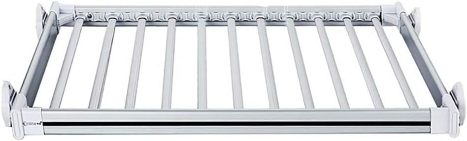 Heavy Duty Hanger Closet Pants Rack Shelf,Clothes Hanger with Sliding Rail,Organizer Storage Rack for Depth 47cm Wardrobe,Aluminum Finished 45cm (85 120 * 45cm)