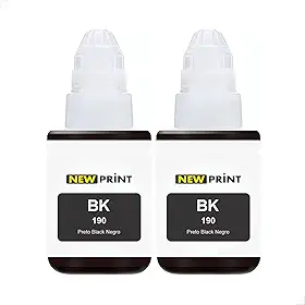 Kit 2 Tinta Preta Compatível Canon Gi190 G3110 G3100 G3111 G4110 270ml