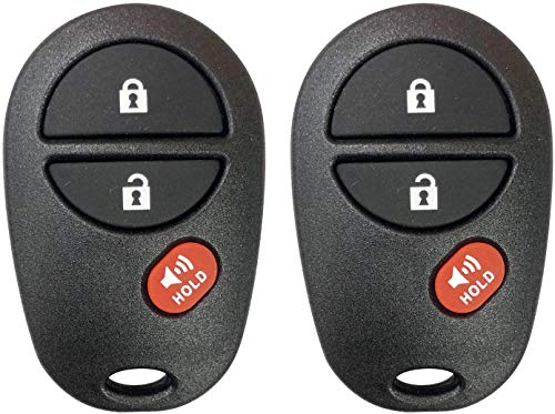 2 BexKeyless New Replacement Remote Car Key Fob fits GQ43VT20T 315MHZ Toyota 2008-2014 Highlander/2004-2017 Sienna/2005-2016 Tacoma/2008-2017 Sequoia/2007-2017 Tundra