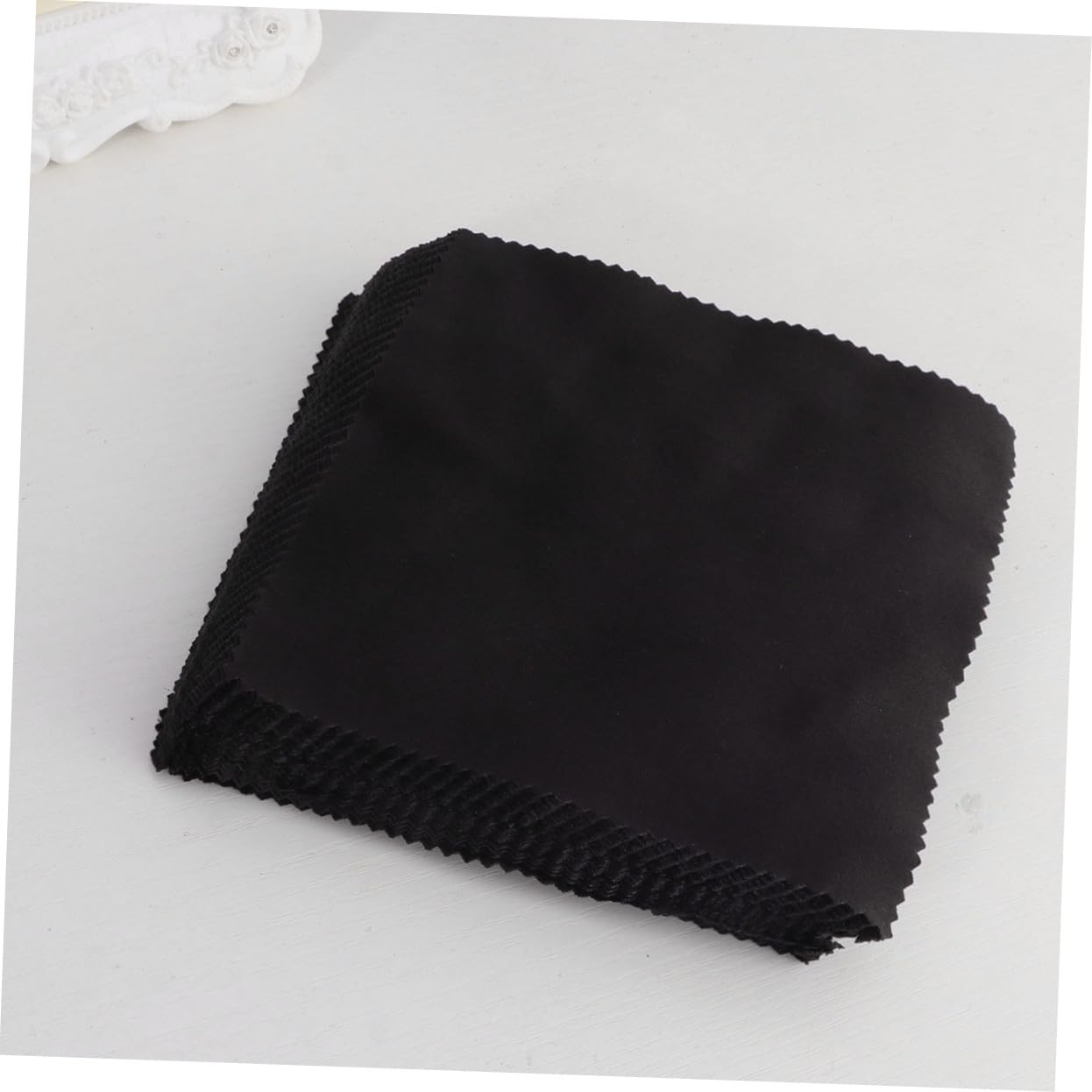 Paños de Limpieza para Gafas y Pantallas, Microfibra Doble Cara, Negro, 100 Unidades, Reutilizables Secado Rápido, para Uso Diario en Limpieza de Lentes y Dispositivos Electrónicos