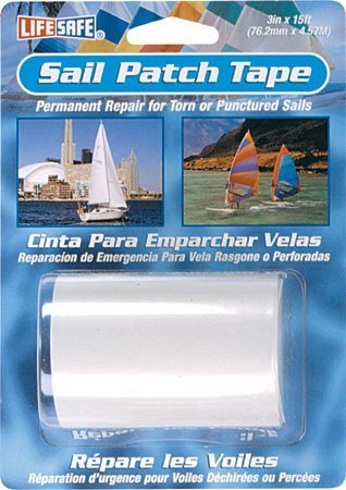 Life-Safe Duct Tape, 3" W x 15' D, Clear, Light-Duty, Cloth, 6 Mil, 15 lbs/inch Tensile Strength, Not Water Resistant, for Outdoor & Arts and Craft