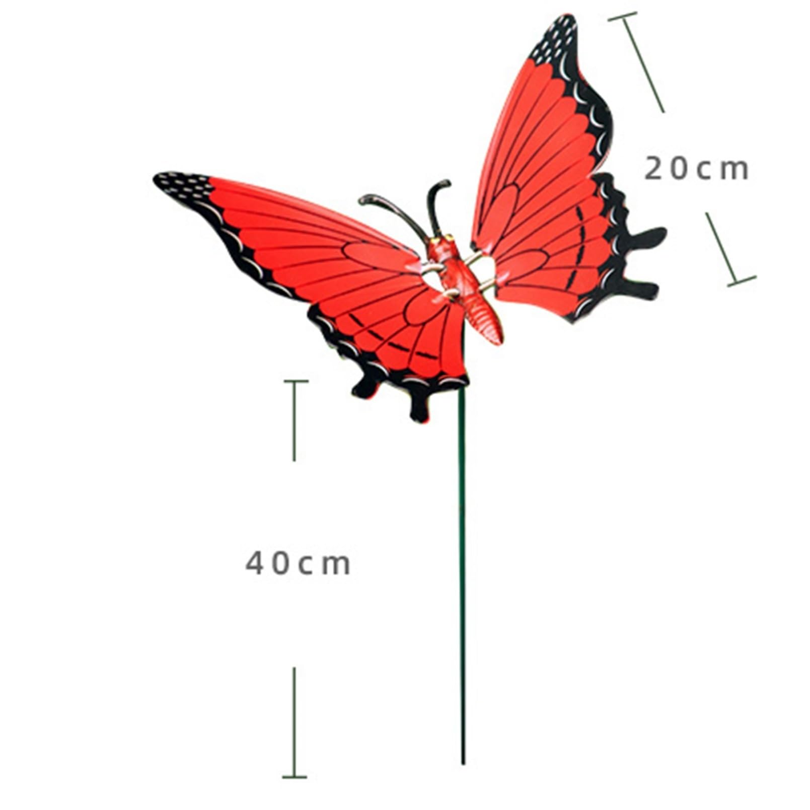 Amazon.co.jp: 置物 ガーデニングメント 多彩蝶々 金属製 PVC 撥水