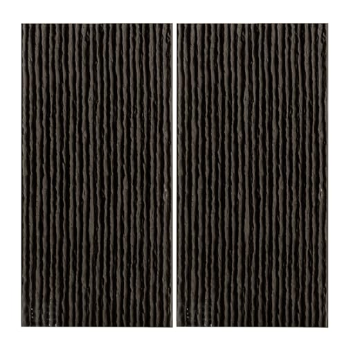 【Pannelli murali 3D per interni ed esterni】 I nostri pannelli murali decorativi sono realizzati in materiale PU di alta qualità, leggero, flessibile, impermeabile, ignifugo e facile da mantenere. I pannelli murali in PU 3D migliorano l'arredamento e sono ampiamente utilizzati in interni ed esterni.