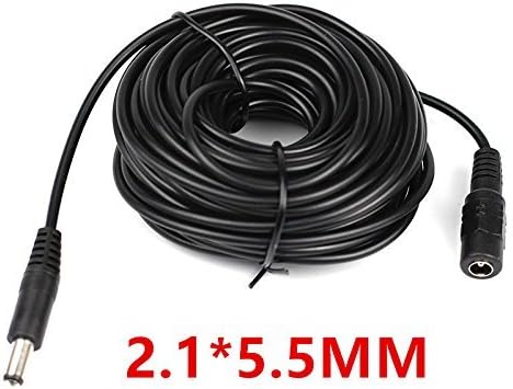 Ondenn 10m(30ft) 2.1x5.5mm DC12V Power Extension Cable for CCTV Security Cameras IP Camera DVR Standalone LED Lighting