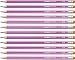 Produktbild Bleistift mit Radiergummi - STABILO pencil 160 in pink - 12er Pack - Härtegrad 2B