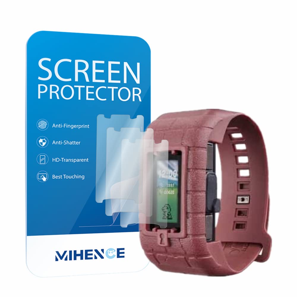 MIHENCECompatible for Bandai Vital Bracelet BE Digital Monster 25th Anniversary set Screen Protector, PET Premium Real HD Protective Film Compatible for Vital Bracelet BE 25th Anniversary set (3PCS)