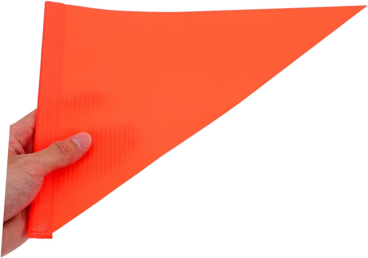 BESTonZON 10pcs Bike Safety Flags High Visibility Pennant for Enhanced Cycling Safety Parks School Zones Bright Design for Maximum Visibility