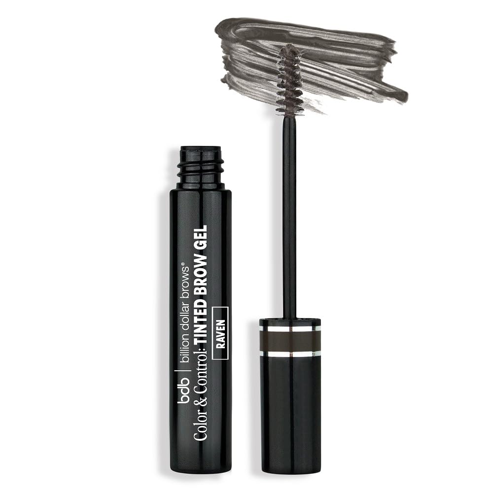 Billion Dollar Brows Color Control Tinted Brow Gel Volumizing Fiber Wand