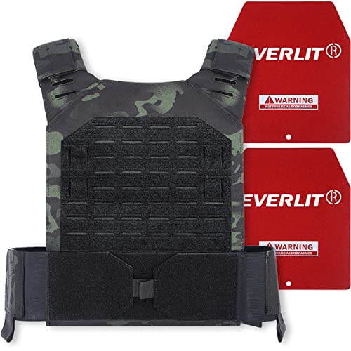 EVERLIT Adjustable Weighted Vest 14 Lbs/ 20 Lbs, Weight Included, for Body Weight Training Fitness Workout Running for Men Women