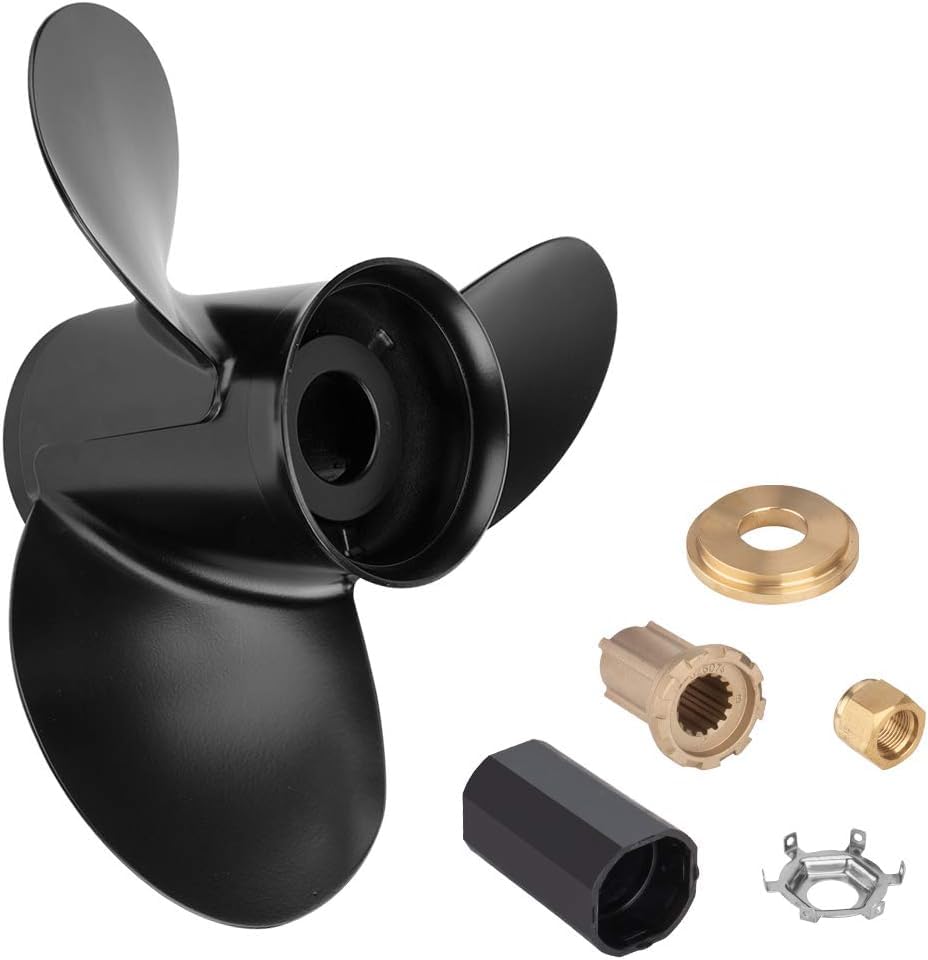 VIF Boat Propeller fit Mercury Mercruiser Alpha One/Bravo One Outboard Motos 135-300 HP 2& 4-Stroke, Aluminum Propellers 15 Spline Tooth, Rh
