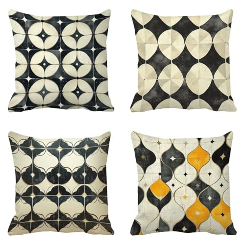 Housse coussin 55 x 55 cm imperméable contre les taches de canapé extérieur