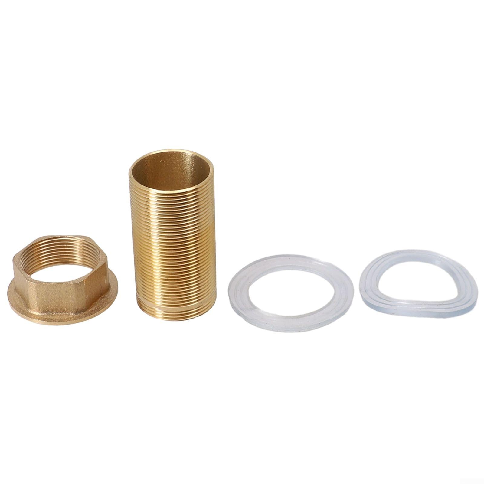 Kit di fissaggio per rubinetto, dadi lunghi, prolunga per rubinetto, tubo filettato, parti di ricambio con rondelle per rubinetto, kit di riparazione per rubinetto (M32-60 mm)