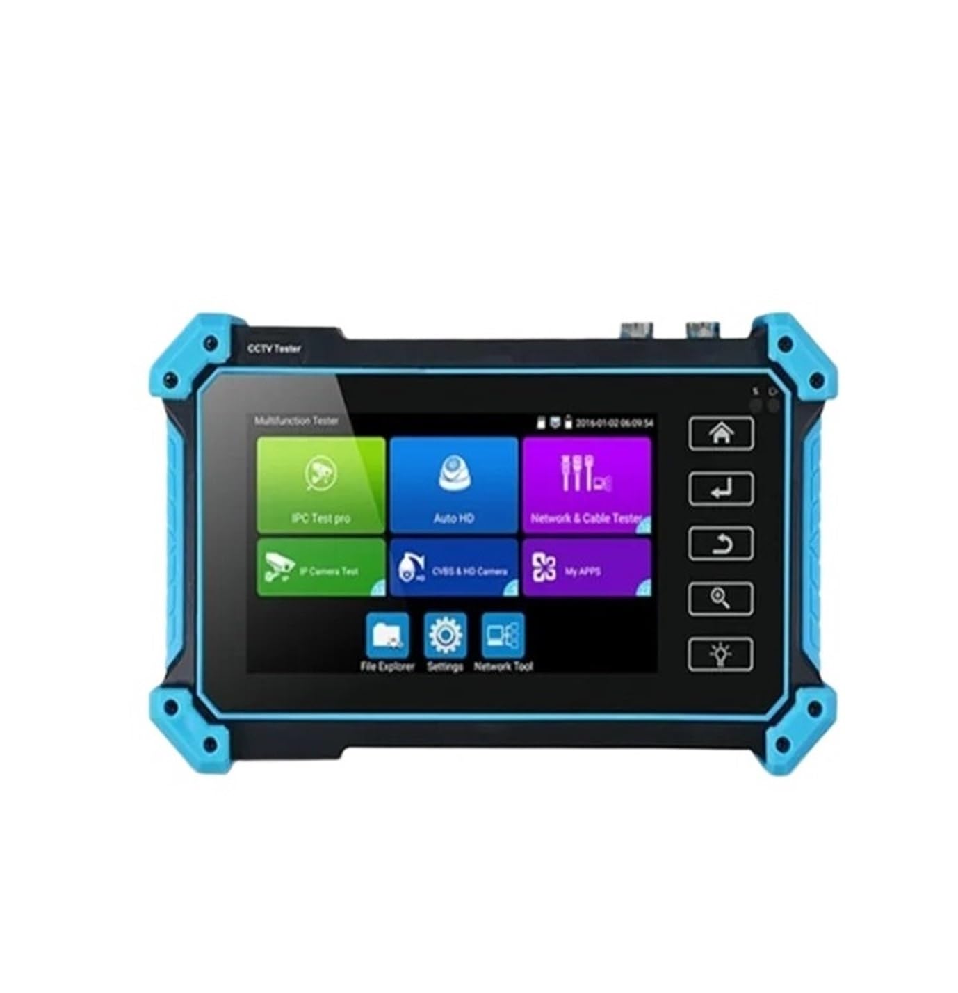 CCTV Tester, 4K CCTV Monitor Tester IPC5200C IP Camera Analog Video Surveillance PoE RJ45 TDR Cable Test(IPC-5200C Plus)