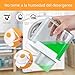 Imagen de JJWUYUE Dispensador hermético de 1100 ml con taza medidora