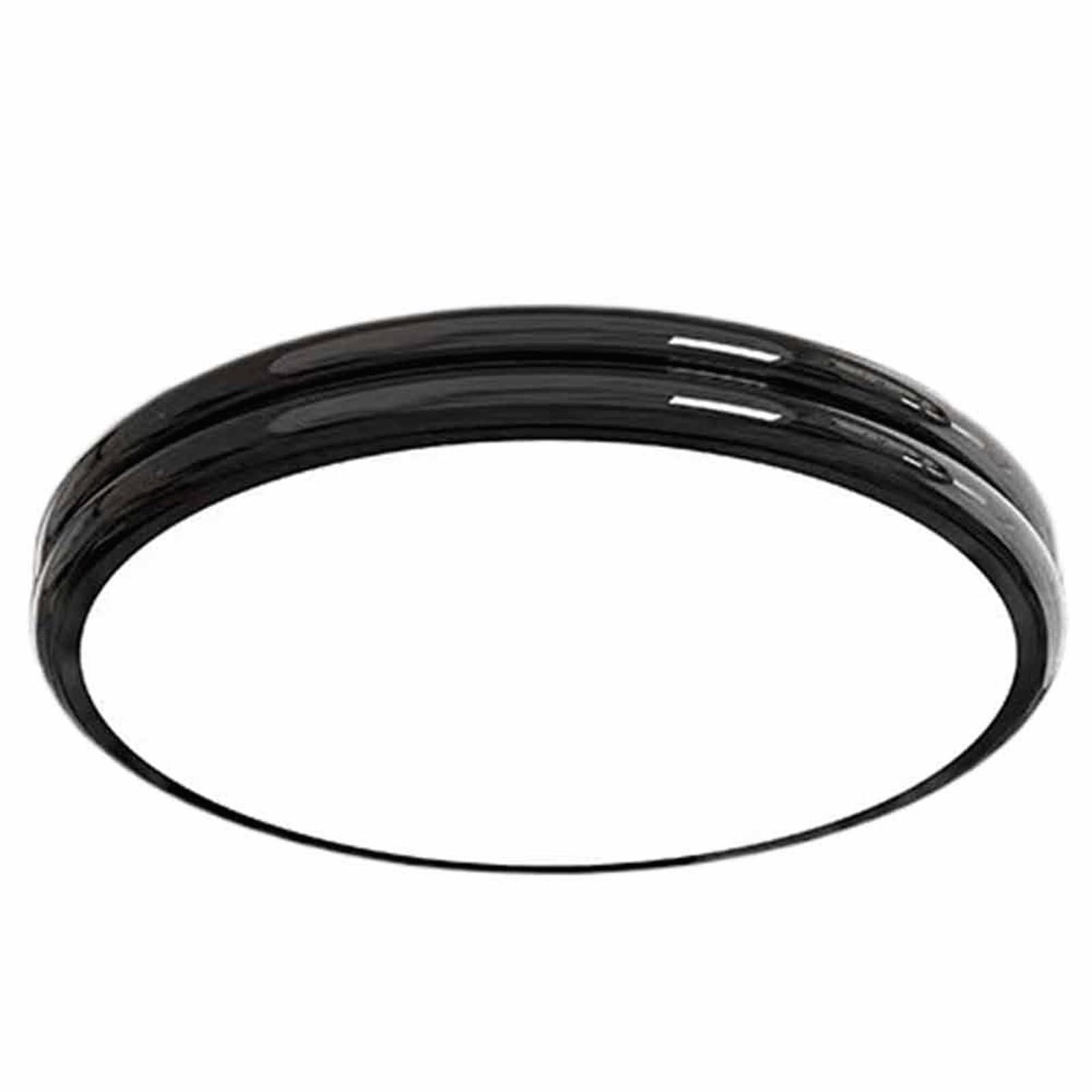DUddTTW Adjustable Ceiling Light Fixture Round Flush Mount Lighting LED Close to Ceiling Light 3000K/4000K/6000K Ceiling Lamp Chandelier(Nero,30cm/11.8in)