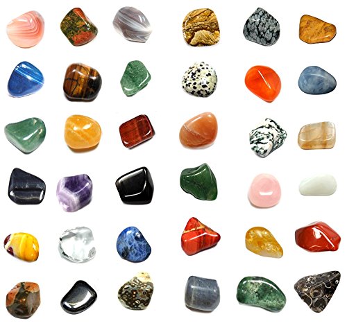 36 Stones Gemstones Collection Kit Unique Crystals Large