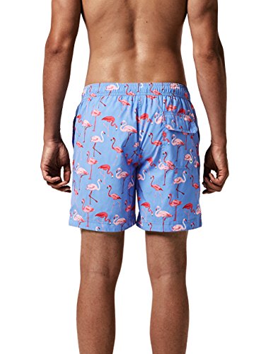 Image of maamgic Mens Slim Fit Swim Shorts Swim Trunks 7 inch Quick Dry Mens Bathing Suits with Mesh Lining