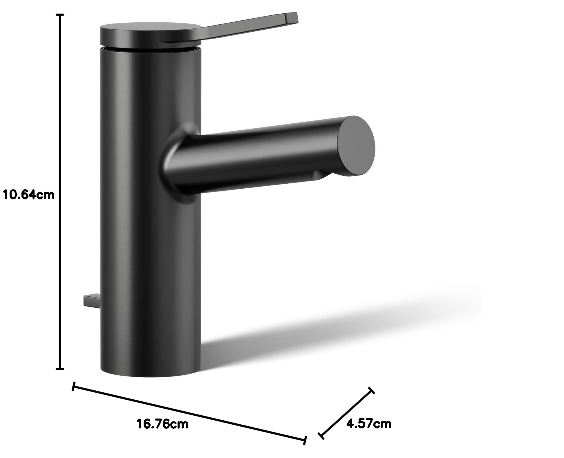 Kohler K-99491-4-BL Elate - Grifos para lavabo de baño, negro mate