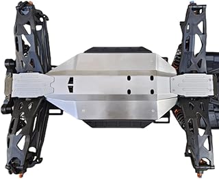 Stainless Steel Chassis Protector Armor Front Center Rear Skid Plate for Traxxas 1/6 XRT Monster Truck 8S #78086-4 5pcs - Standard Version