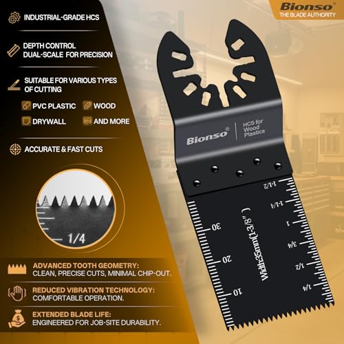 Bionso 55PCS Titanium Multi Tool Blades