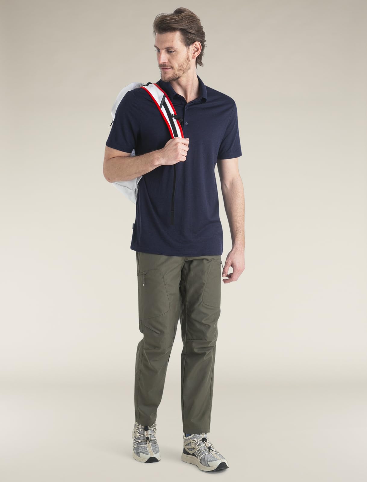 Icebreaker Herren Men Merino 150 Tech Lite Ss Polo Herren Merino 150 Tech Lite Ss Polo