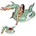 GoFloats Giant Inflatable Fire Dragon | Includes Bonus Fire Dragon Drink Float | New for 2018