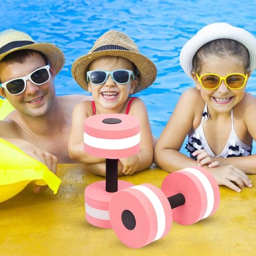 Water Aerobics Dumbbellp, Aquatic Exercise Dumbbell, Eva Foams Dumbbells For Aqua Aerobics Water Resistance, Aqua Fitness Water Weights, Hands Bars Swimming Training Fitness Weight Loss Equipment - Image 3