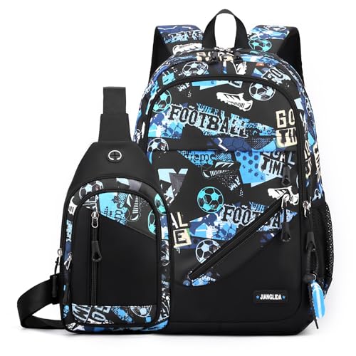 Amythe Cartable Garcon Primaire College - Sac a Dos...